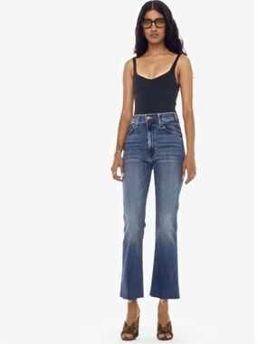 LIL' MOTHER The Lil' Hustler Ankle Fray Jeans In Healing Jar Wash Size 34 Petite